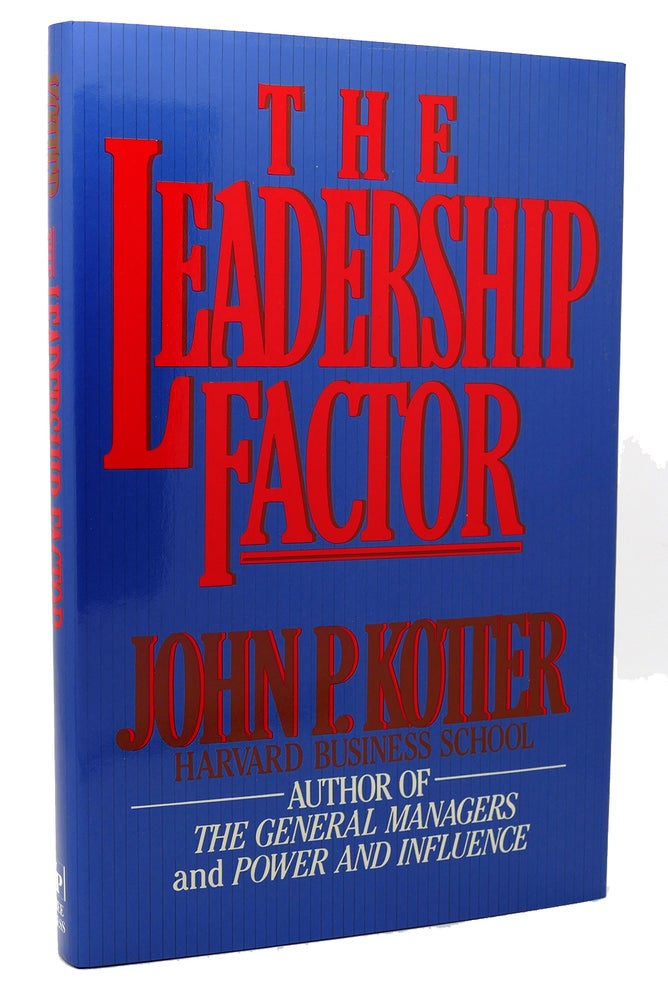 Item #117815 THE LEADERSHIP FACTOR. John P. Kotter.