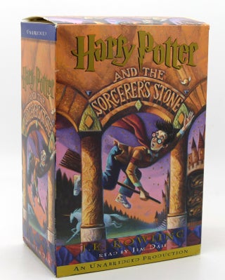 Item #117935 HARRY POTTER AND THE SORCERER'S STONE. J K. Rowling, Jim Dale