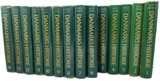 Item #118413 DANMARKS HISTORIE 14 Volumes Complete. John Danstrup, Hal Koch