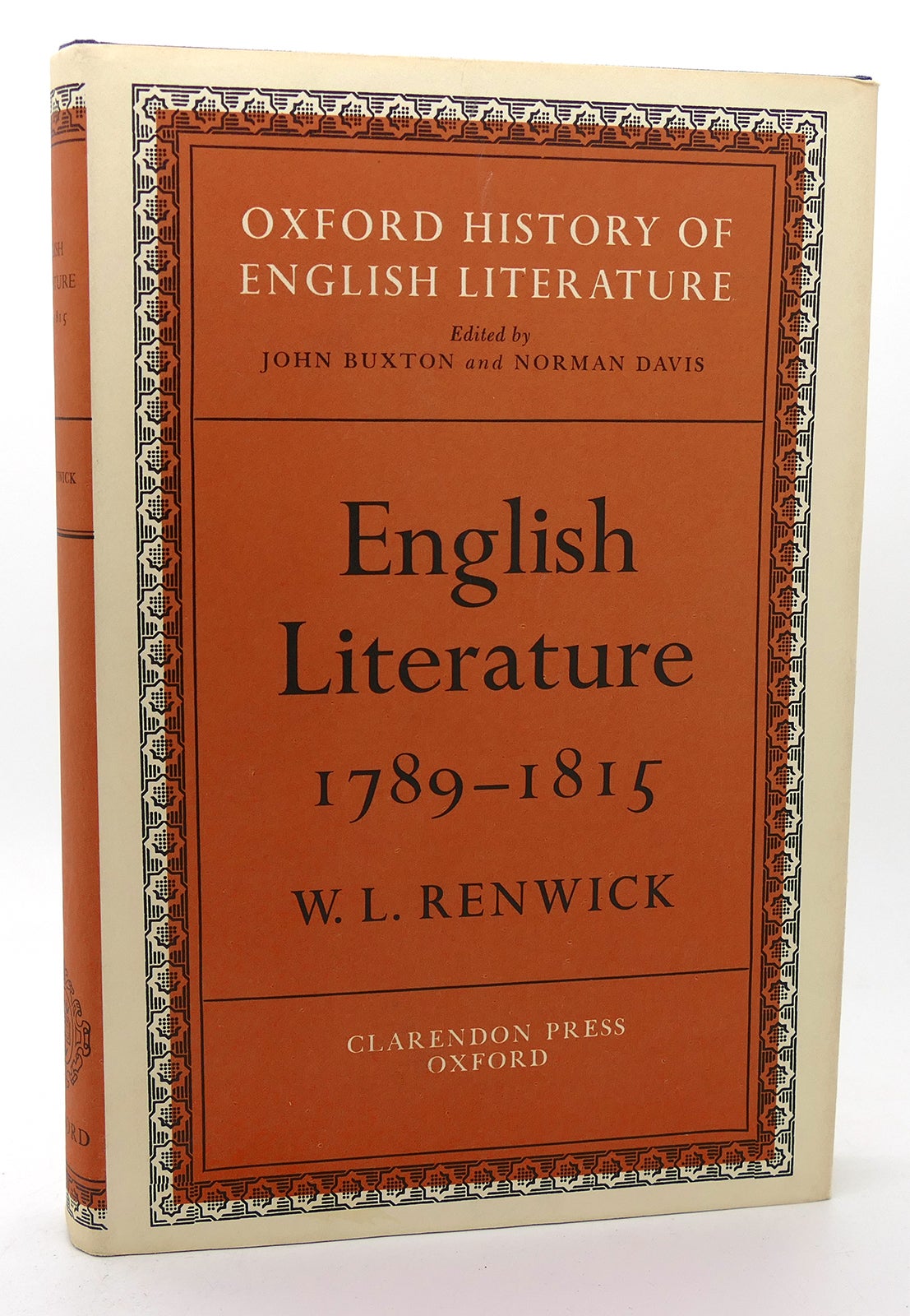 ENGLISH LITERATURE, 1789-1815 The Oxford History Of English Literature ...