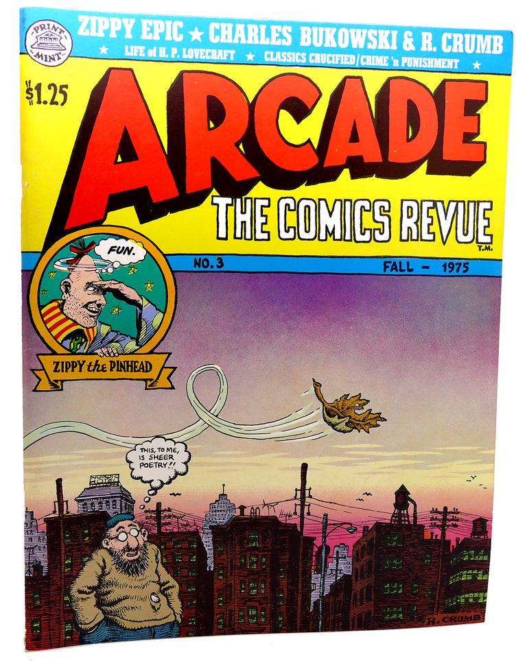 Item #119214 ARCADE, THE COMICS REVUE N°3, FALL1975. Art / Griffith Bill R. Crumb Charles Bukowski Spiegelman.