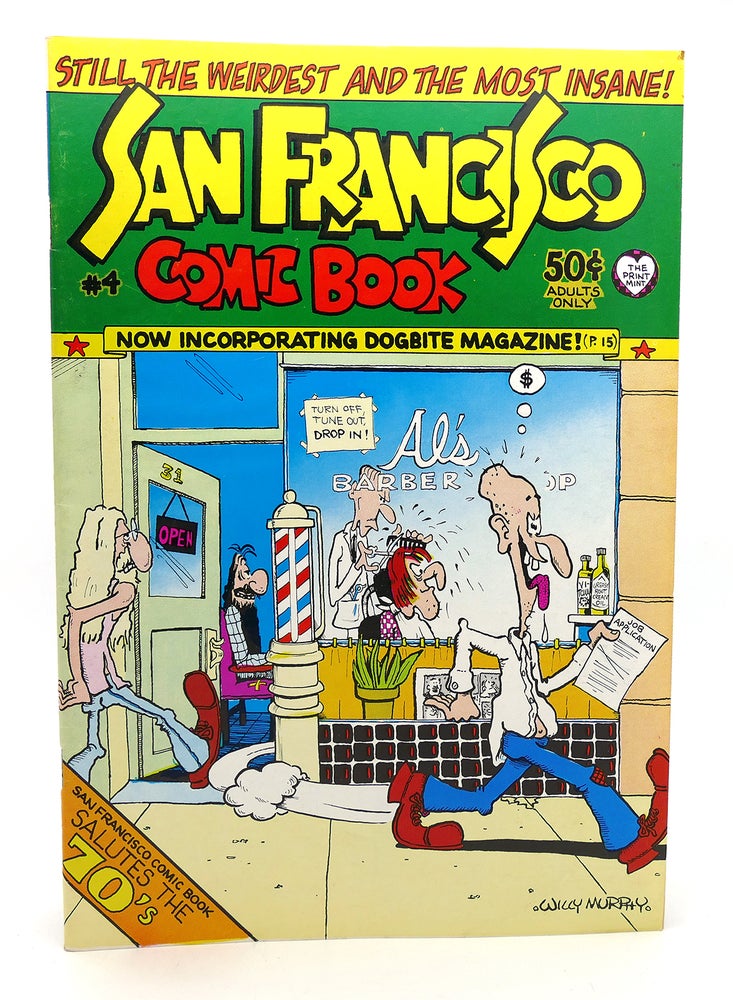 Item #119255 SAN FRANCISCO COMIC BOOK NO. 4. Gary R. Crumb Arlington.