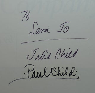 JULIA CHILD & MORE COMPANY; Signed 1st