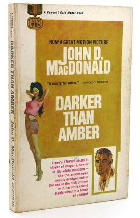 Item #120275 DARKER THAN AMBER A Travis McGee Novel. John D. MacDonald