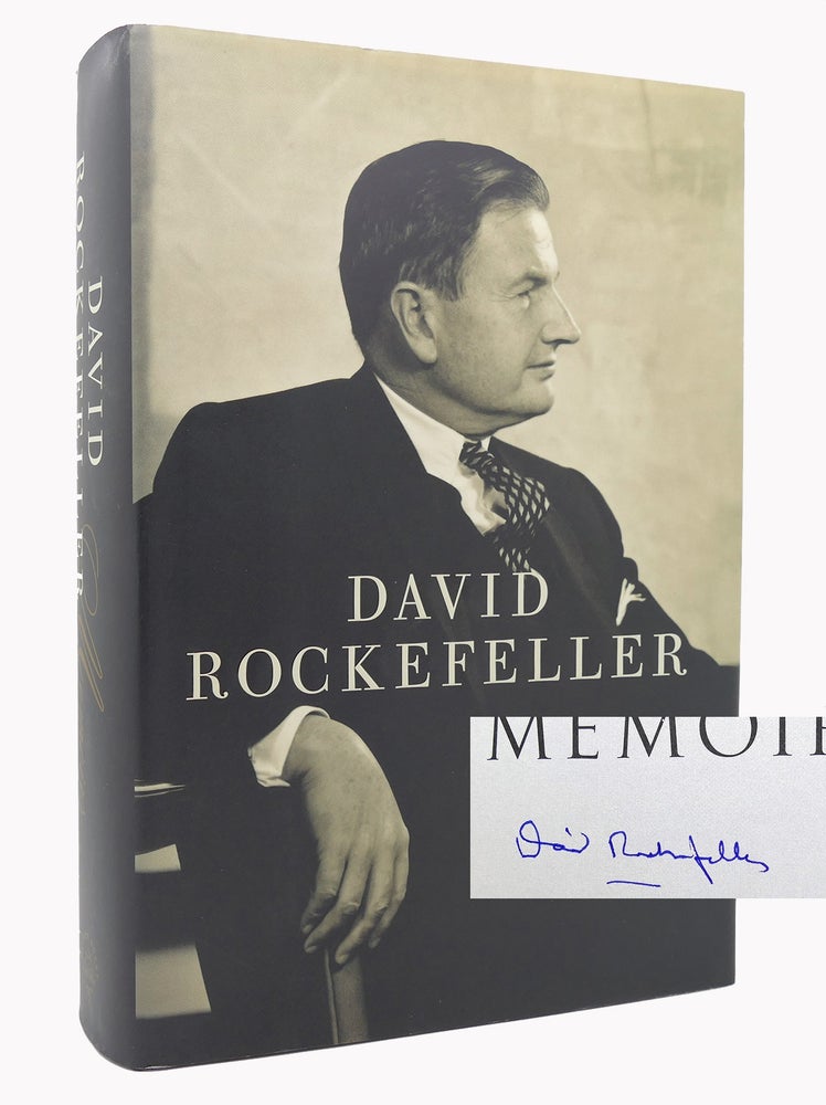 Item #120421 DAVID ROCKEFELLER MEMOIRS Signed 1st. David Rockefeller.