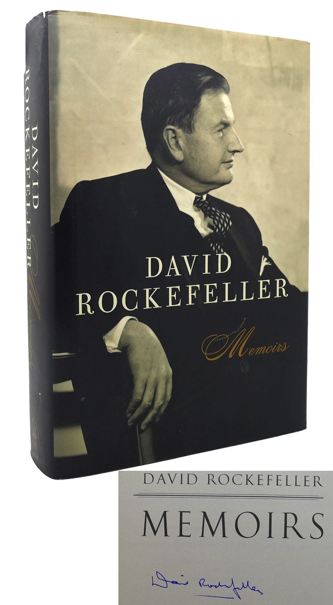 DAVID ROCKEFELLER MEMOIRS; SIGNED 1st | David Rockefeller | First ...