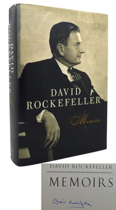Item #120602 DAVID ROCKEFELLER MEMOIRS SIGNED 1st. David Rockefeller