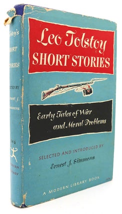 Item #121126 SHORT STORIES Early Tales of War and Moral Problems Modern Library # 346. Leo Tolstoy