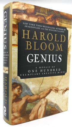 Item #121145 GENIUS A Mosaic of One Hundred Exemplary Creative Minds. Harold Bloom
