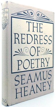 Item #121769 THE REDRESS OF POETRY. Seamus Heaney