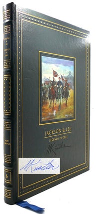 Item #122046 JACKSON & LEE Legends in Gray Easton Press. Mort Kunstler, James I. Robertson