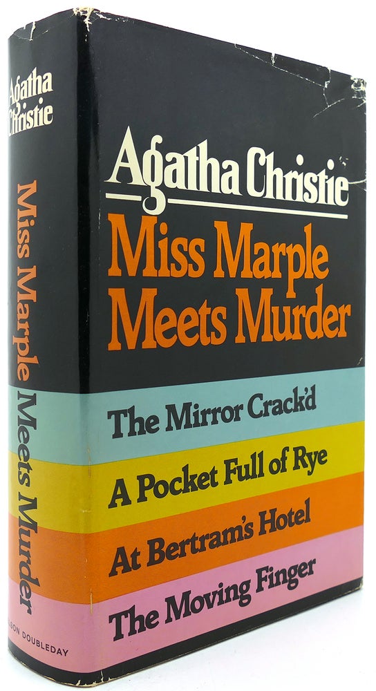 Item #122085 MISS MARPLE MEETS MURDER : THE MIRROR CRACK'D Pocket Full of Rye, Bertram's Hotel, Moving Finger. Agatha Christie.