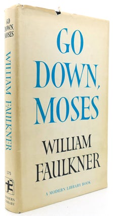 Item #122109 GO DOWN, MOSES Modern Library #175. William Faulkner