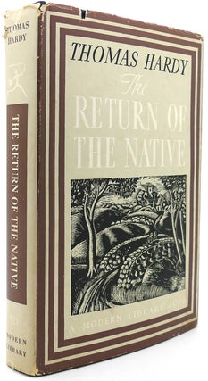 Item #122125 THE RETURN OF THE NATIVE Modern Library #121. Thomas Hardy