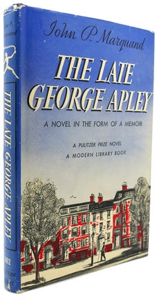 Item #122615 THE LATE GEORGE APLEY Modern Library #182. John P. Marquand