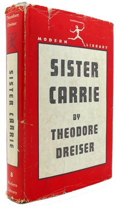 Item #122961 SISTER CARRIE Modern Library #8. Theodore Dreiser