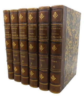HISTOIRE DE FRANCE DEPUIS LES TEMPS LES PLUS RECULÉS JUSQU'EN 1789 Complete 17 Tomes. Henri Martin.