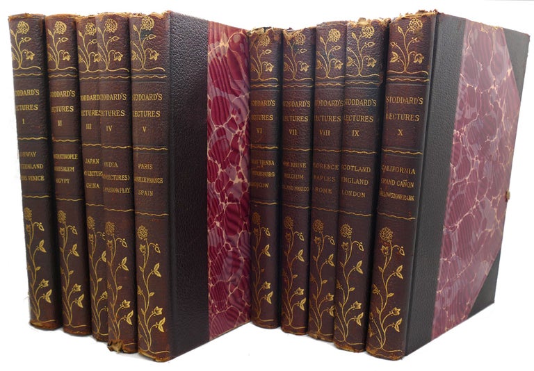 Item #123546 JOHN L. STODDARD'S LECTURES COMPLETE Ten Volume Set with Four Supplements. John L. Stoddard.