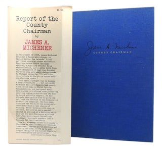 REPORT OF THE COUNTY CHAIRMAN; Signed 1st