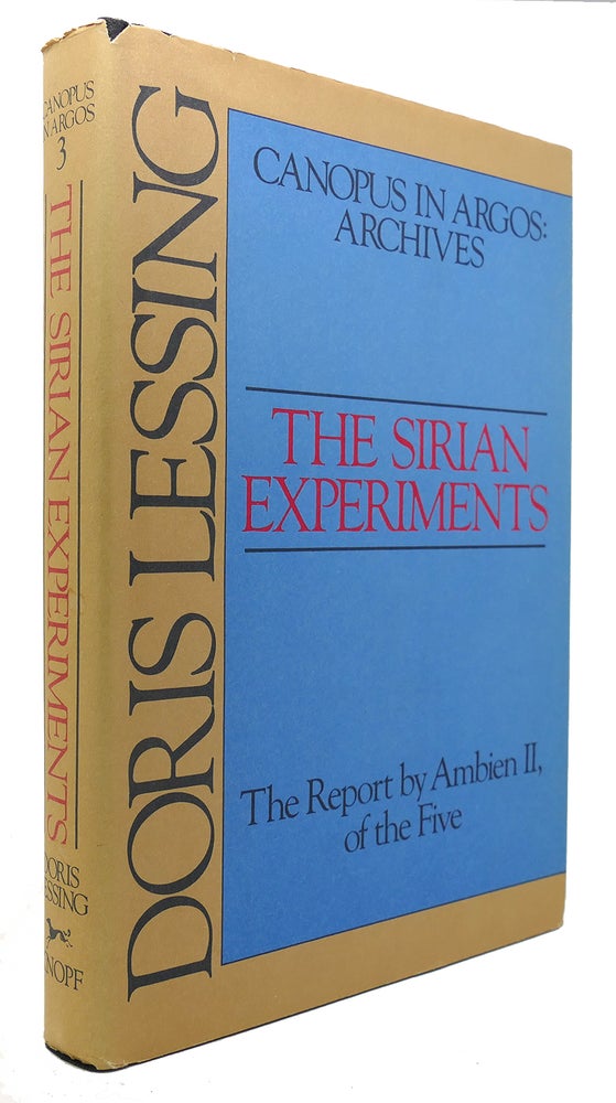 Item #124014 THE SIRIAN EXPERIMENTS. Doris Lessing.