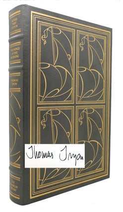 Item #124053 THE WINGS OF THE MORNING Signed 1st Franklin Library. Thomas Tryon
