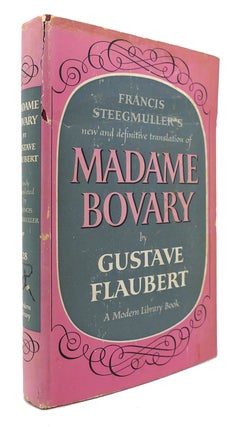 Item #124176 MADAME BOVARY Modern Library #28. Gustave Flaubert