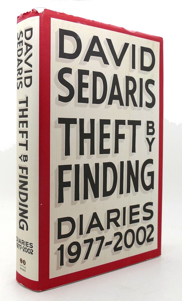 Item #124912 THEFT BY FINDING Diaries. David Sedaris.