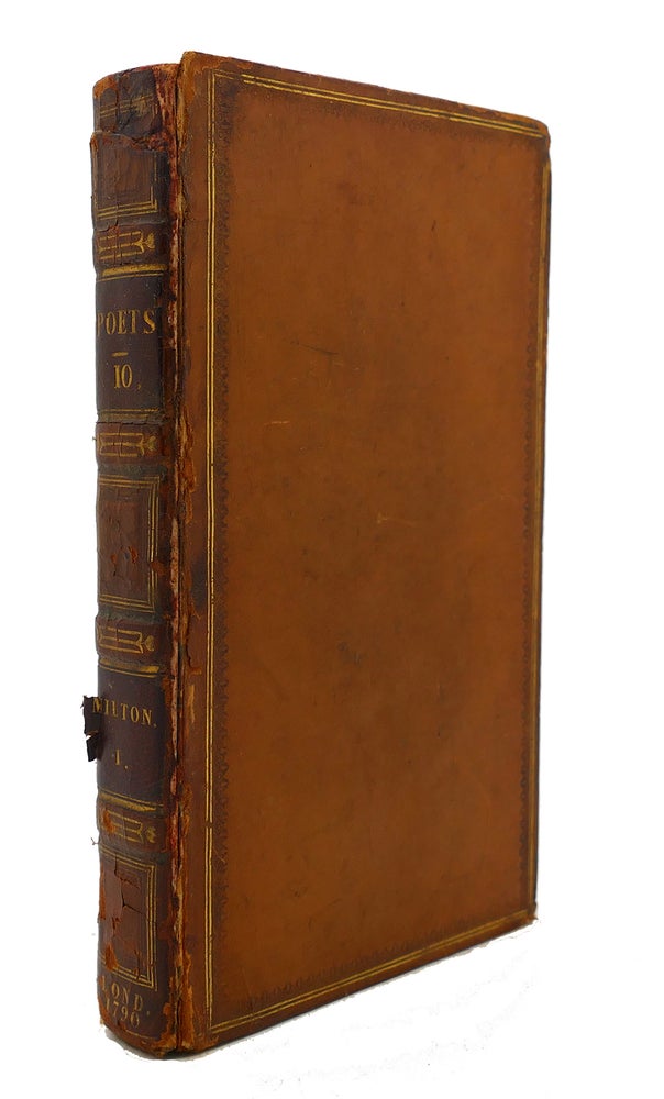 Item #125043 THE WORKS OF THE ENGLISH POETS VOL. 10 With Prefaces, Biographical and Critical. Samuel Johnson.