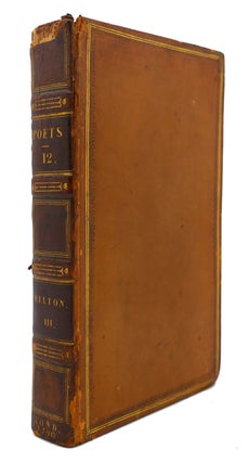 Item #125045 THE WORKS OF THE ENGLISH POETS VOL. 12 With Prefaces, Biographical and Critical....