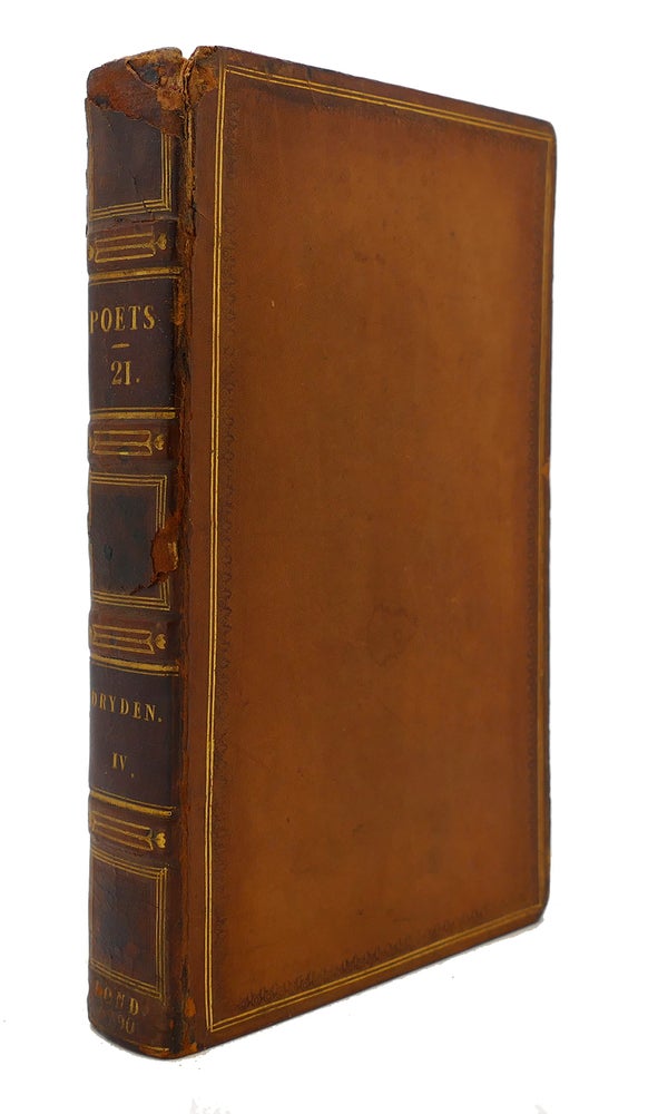 Item #125053 THE WORKS OF THE ENGLISH POETS VOL. 21 With Prefaces, Biographical and Critical. Samuel Johnson.