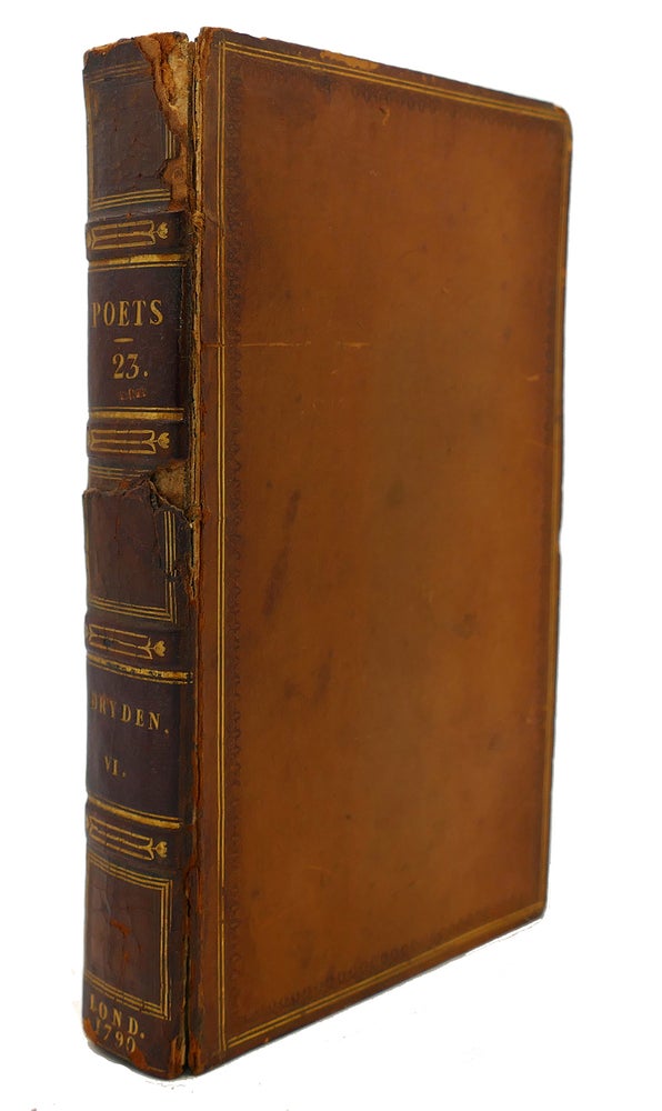 Item #125055 THE WORKS OF THE ENGLISH POETS VOL. 23 With Prefaces, Biographical and Critical. Samuel Johnson.