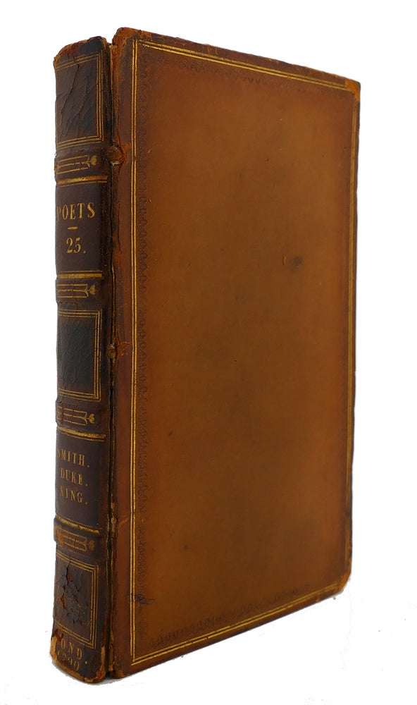 Item #125057 THE WORKS OF THE ENGLISH POETS VOL. 25 With Prefaces, Biographical and Critical. Samuel Johnson.