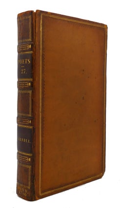 Item #125059 THE WORKS OF THE ENGLISH POETS VOL. 27 With Prefaces, Biographical and Critical....
