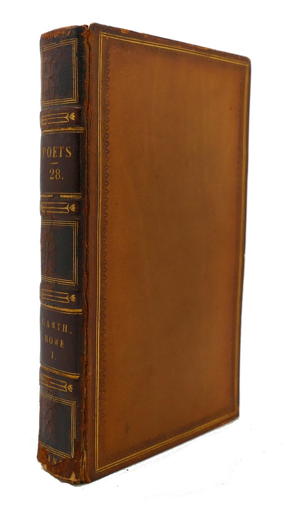 Item #125060 THE WORKS OF THE ENGLISH POETS VOL. 28 With Prefaces, Biographical and Critical. Samuel Johnson.