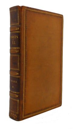 Item #125063 THE WORKS OF THE ENGLISH POETS VOL. 33 With Prefaces, Biographical and Critical....