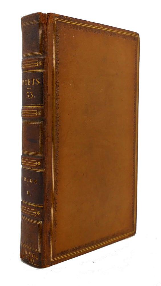 Item #125063 THE WORKS OF THE ENGLISH POETS VOL. 33 With Prefaces, Biographical and Critical. Samuel Johnson.