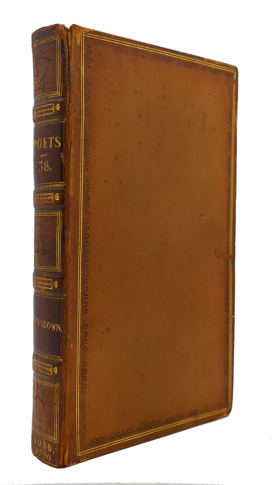 Item #125068 THE WORKS OF THE ENGLISH POETS VOL. 38 With Prefaces, Biographical and Critical. Samuel Johnson.