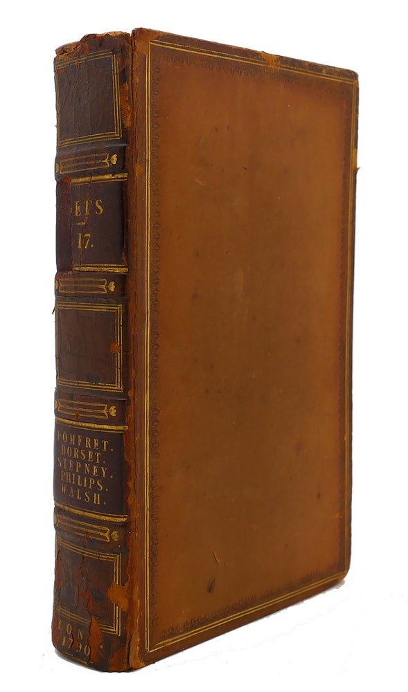 Item #125080 THE WORKS OF THE ENGLISH POETS VOL. 17 With Prefaces, Biographical and Critical. Samuel Johnson.