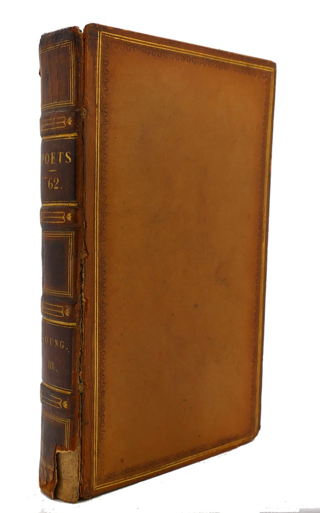 Item #125086 THE WORKS OF THE ENGLISH POETS VOL. 62 With Prefaces, Biographical and Critical. Samuel Johnson.