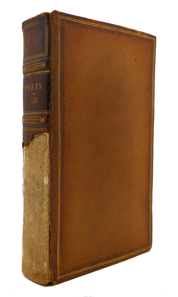 Item #125090 THE WORKS OF THE ENGLISH POETS VOL. 68 With Prefaces, Biographical and Critical. Samuel Johnson.