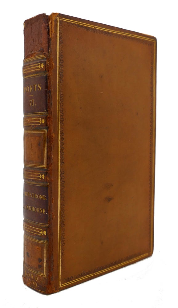 Item #125093 THE WORKS OF THE ENGLISH POETS VOL. 71 With Prefaces, Biographical and Critical. Samuel Johnson.
