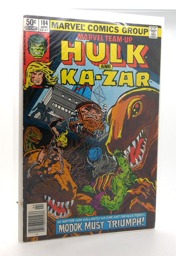 Item #125156 MARVEL TEAM-UP: HULK AND KA-ZAR NO. 104 APRIL 1981