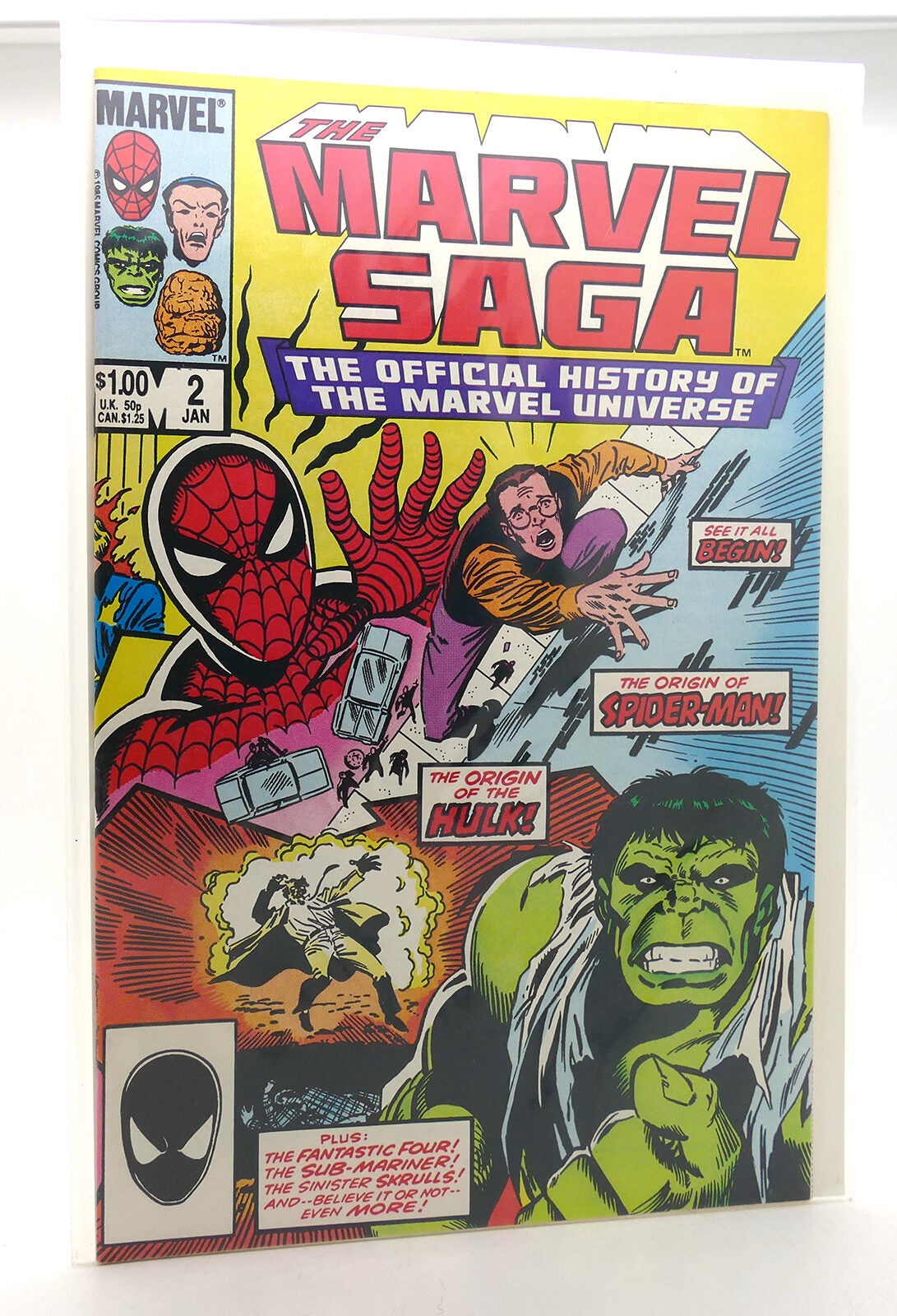 MARVEL SAGA VOL. 1 NO. 2 JANUARY 1986 | Marvel Comics - Stan Lee