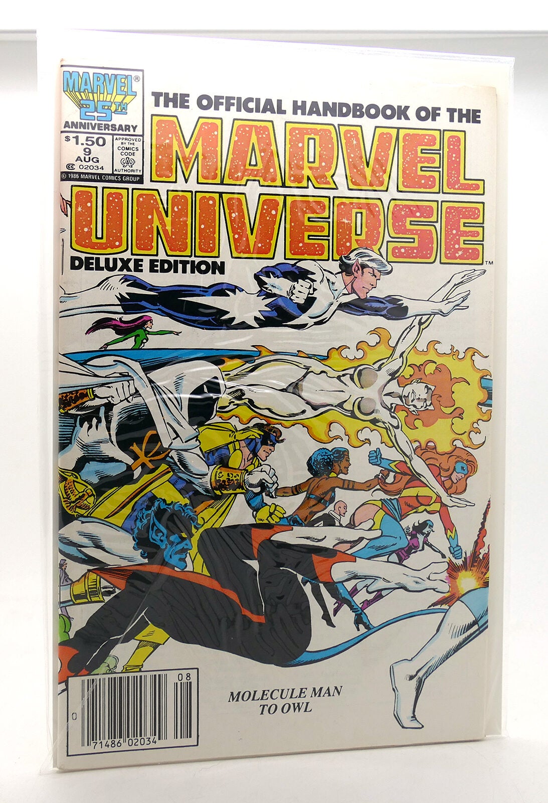 OFFICIAL HANDBOOK OF THE MARVEL UNIVERSE DELUXE EDITION NO. 9
