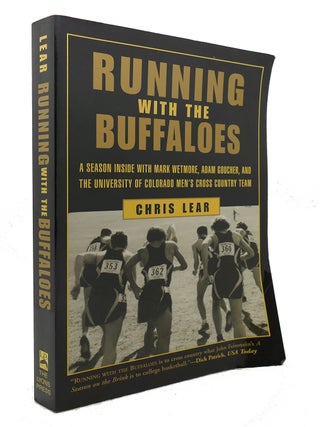 Item #125845 RUNNING WITH THE BUFFALOES; A Season Inside with Mark Wetmore, Adam Goucher, and the...