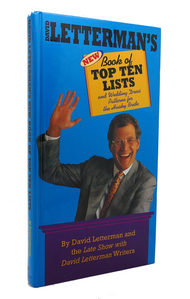 Item #126831 DAVID LETTERMAN'S BOOK OF TOP TEN LISTS And Wedding Dress Patterns for the Husky Bride. David Letterman.