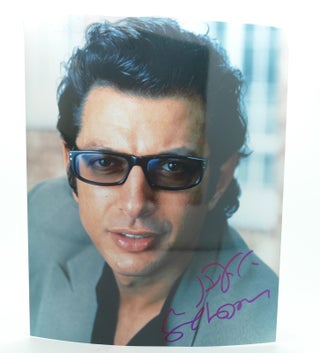 Item #126956 JEFF GOLDBLUM SIGNED PHOTO Autographed. Jeff Goldblum