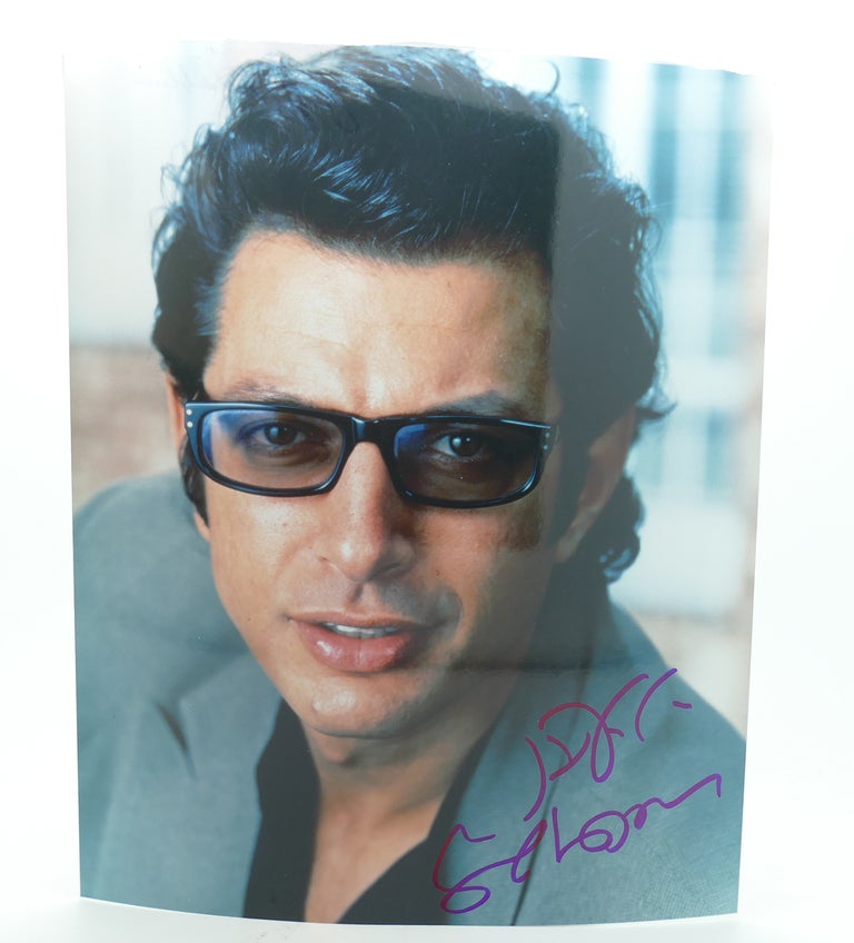 Item #126956 JEFF GOLDBLUM SIGNED PHOTO Autographed. Jeff Goldblum.