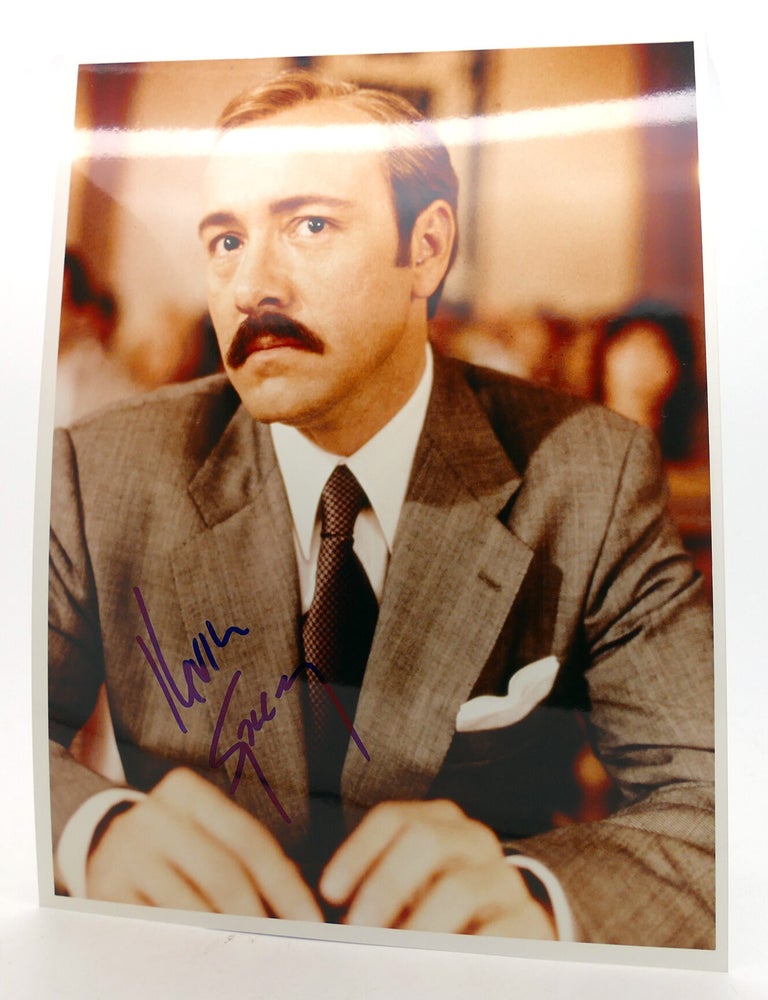 Item #126987 KEVIN SPACEY SIGNED PHOTO; Autographed. Kevin Spacey.