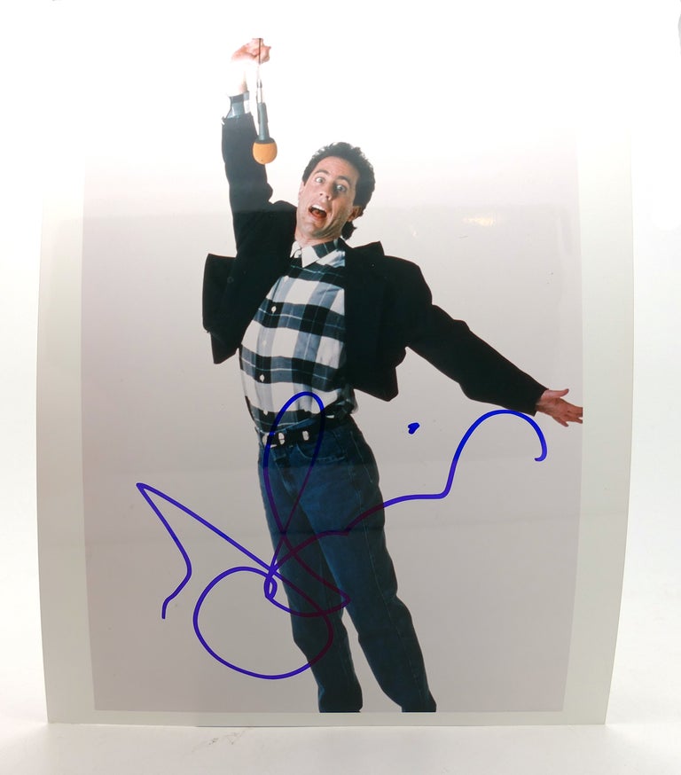 Item #126988 JERRY SEINFELD SIGNED PHOTO Autographed. Jerry Seinfeld.